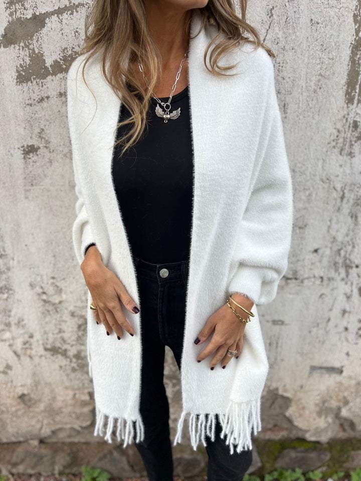 Saiina | 🔥Limited time -58%🔥Long sleeve coat with pom-poms for women【Factory direct sale】