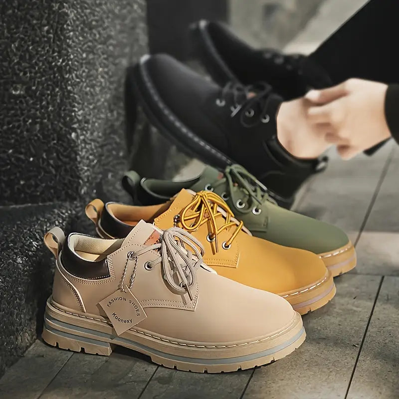 Trevino Classic Lace-Up Shoes with Round Toes