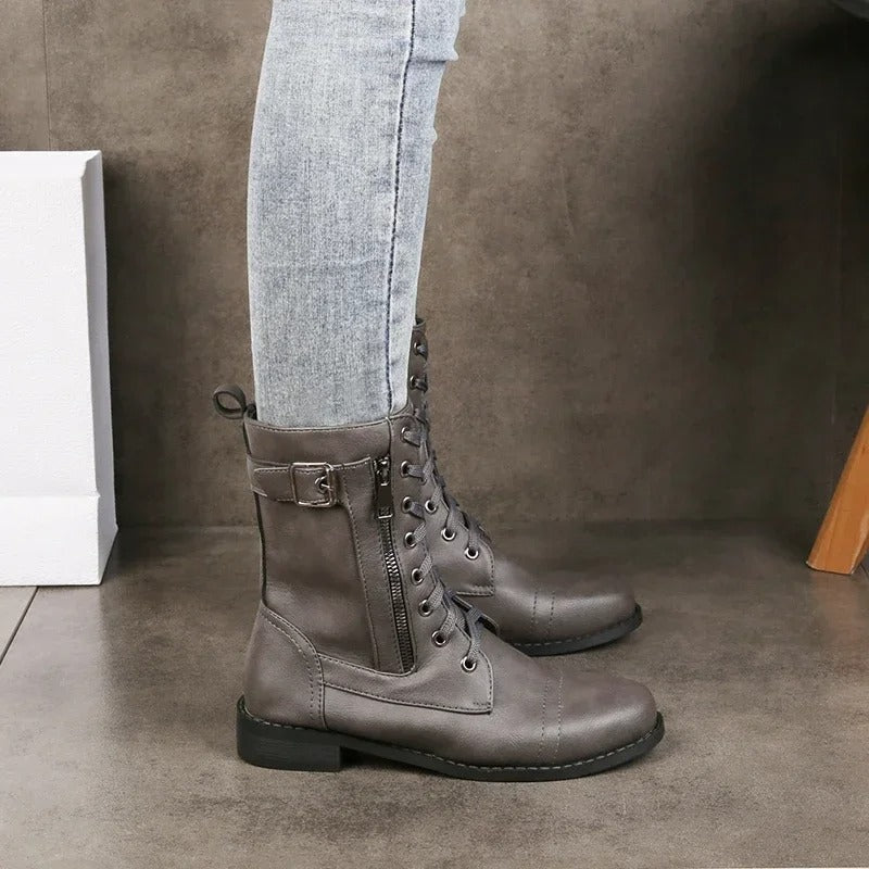 Eugenie | Orthopedic Leather Ankle Boots