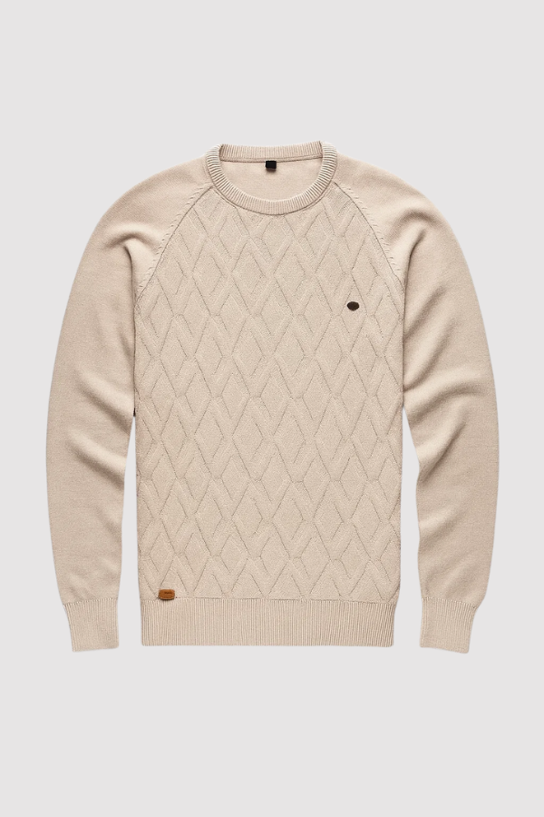 BOSSHARD | Men's Sweater with Check Pattern