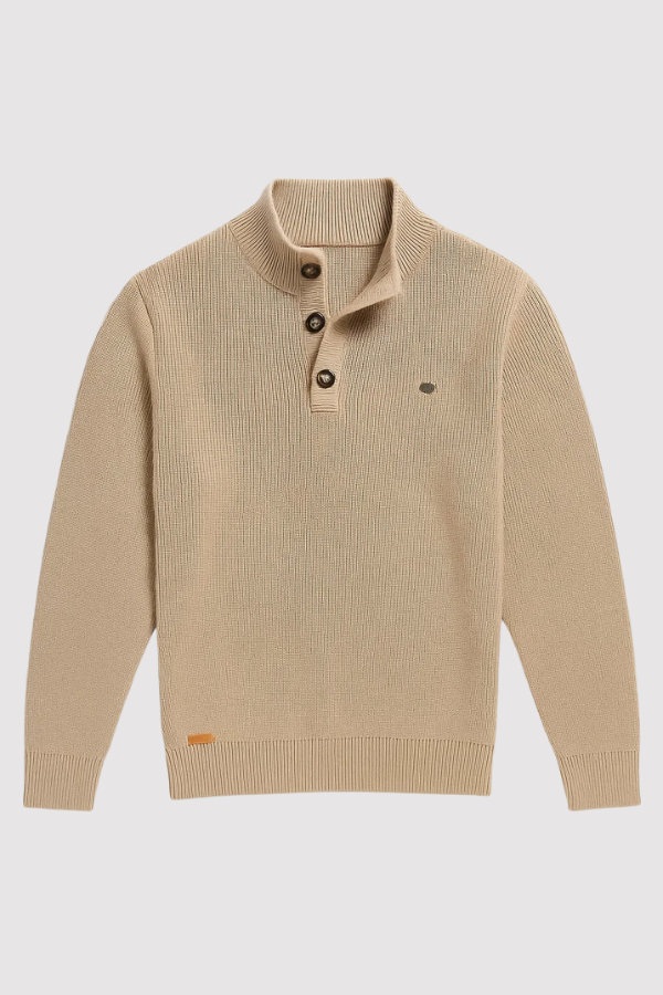 BOSSHARD | Men's Sweater with Button Design