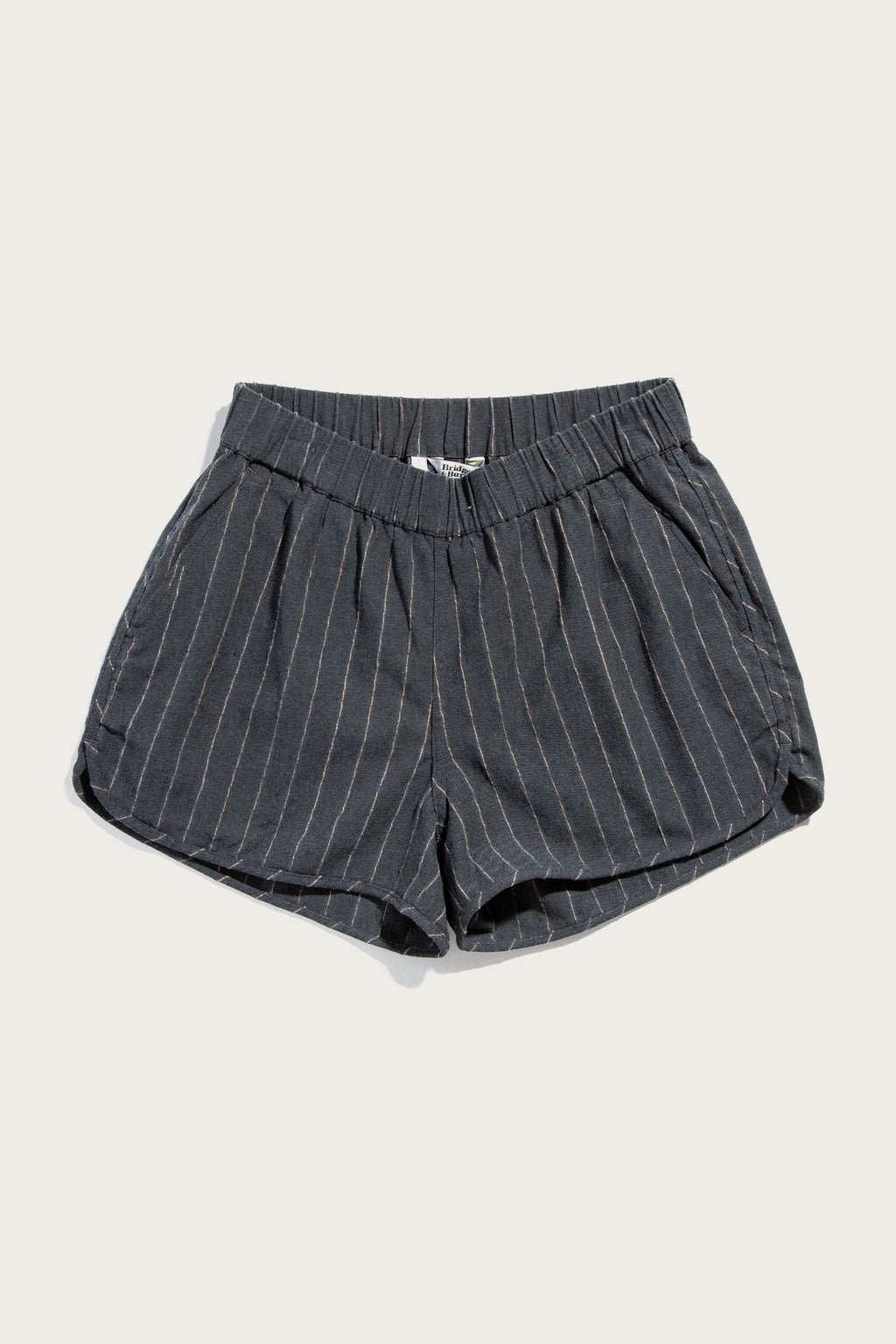 Luca Track Shorts / Charcoal Stripe