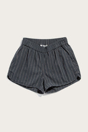Luca Track Shorts / Charcoal Stripe
