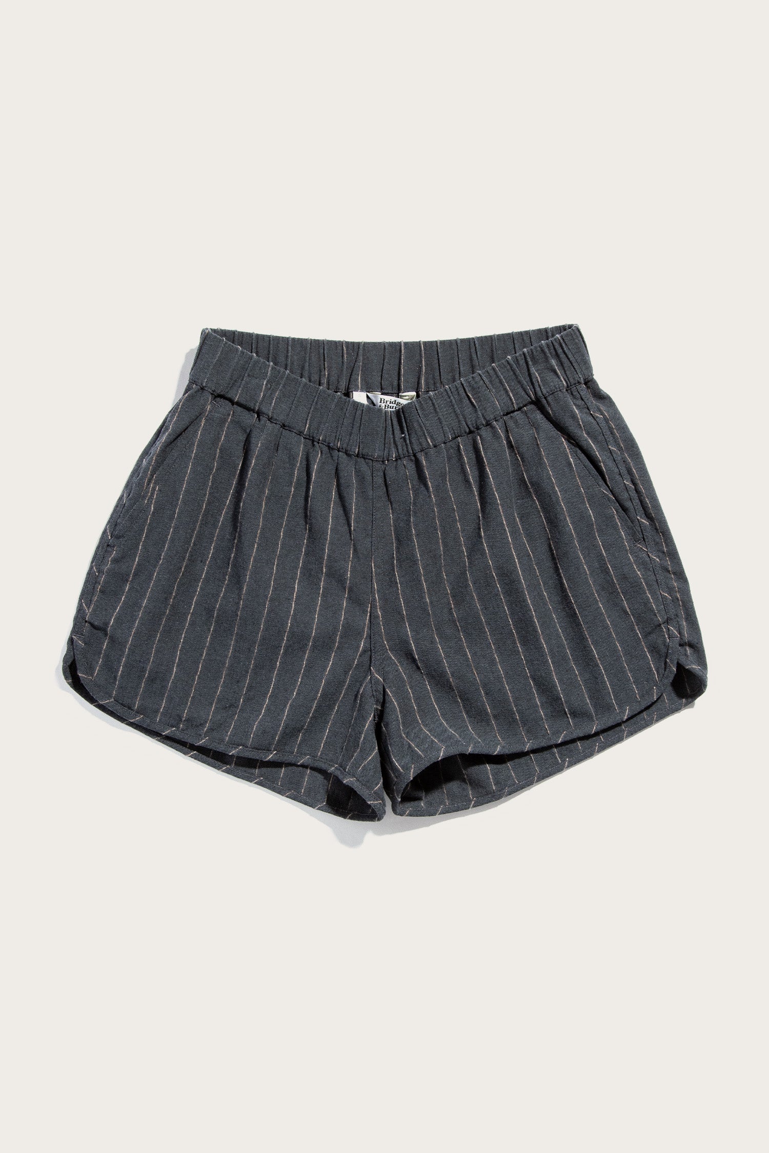 Luca Track Shorts / Charcoal Stripe