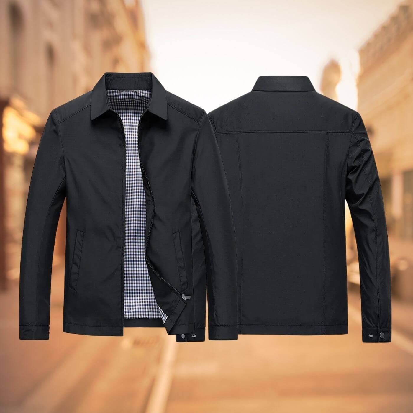 Higinio Herren Jacket – Premium Long Sleeves, Stylish Transitional Jacket