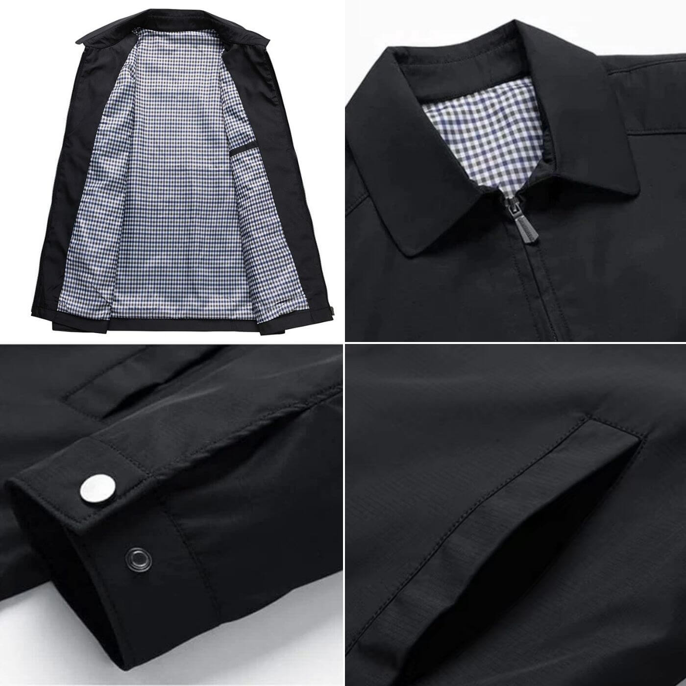Higinio Herren Jacket – Premium Long Sleeves, Stylish Transitional Jacket