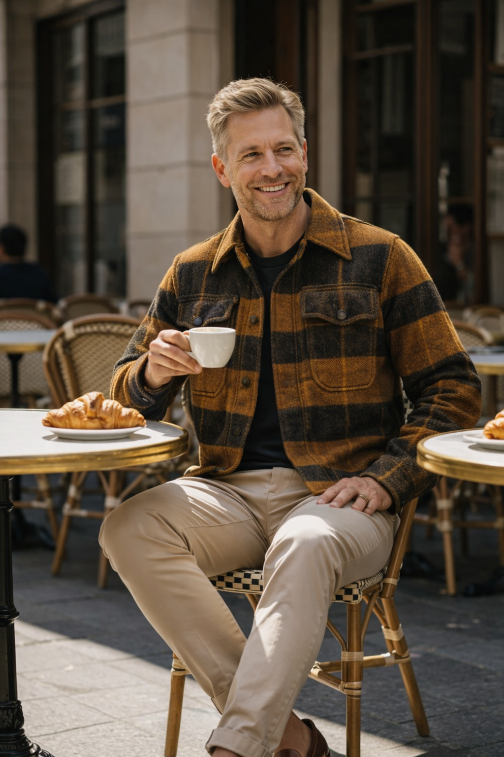 Dennis | Buffalo Plaid Pattern Comfort Reversible Jacket