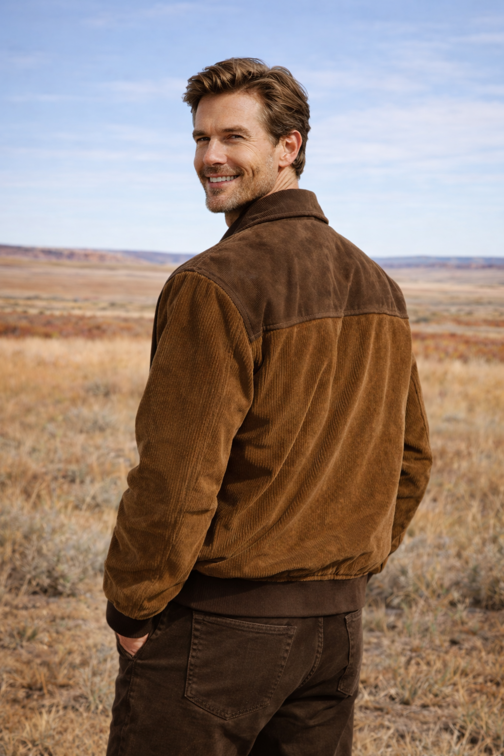 Jake | Vintage Cord Jacket and Suede Jacket