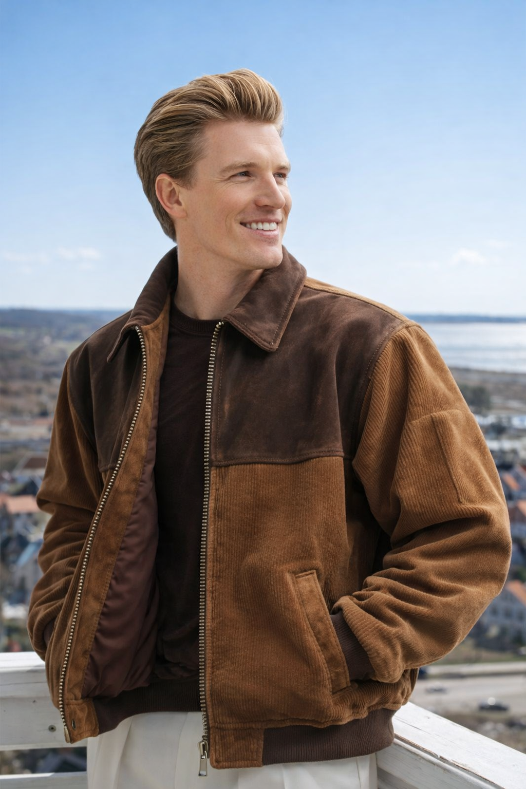 Jake | Vintage Cord Jacket and Suede Jacket