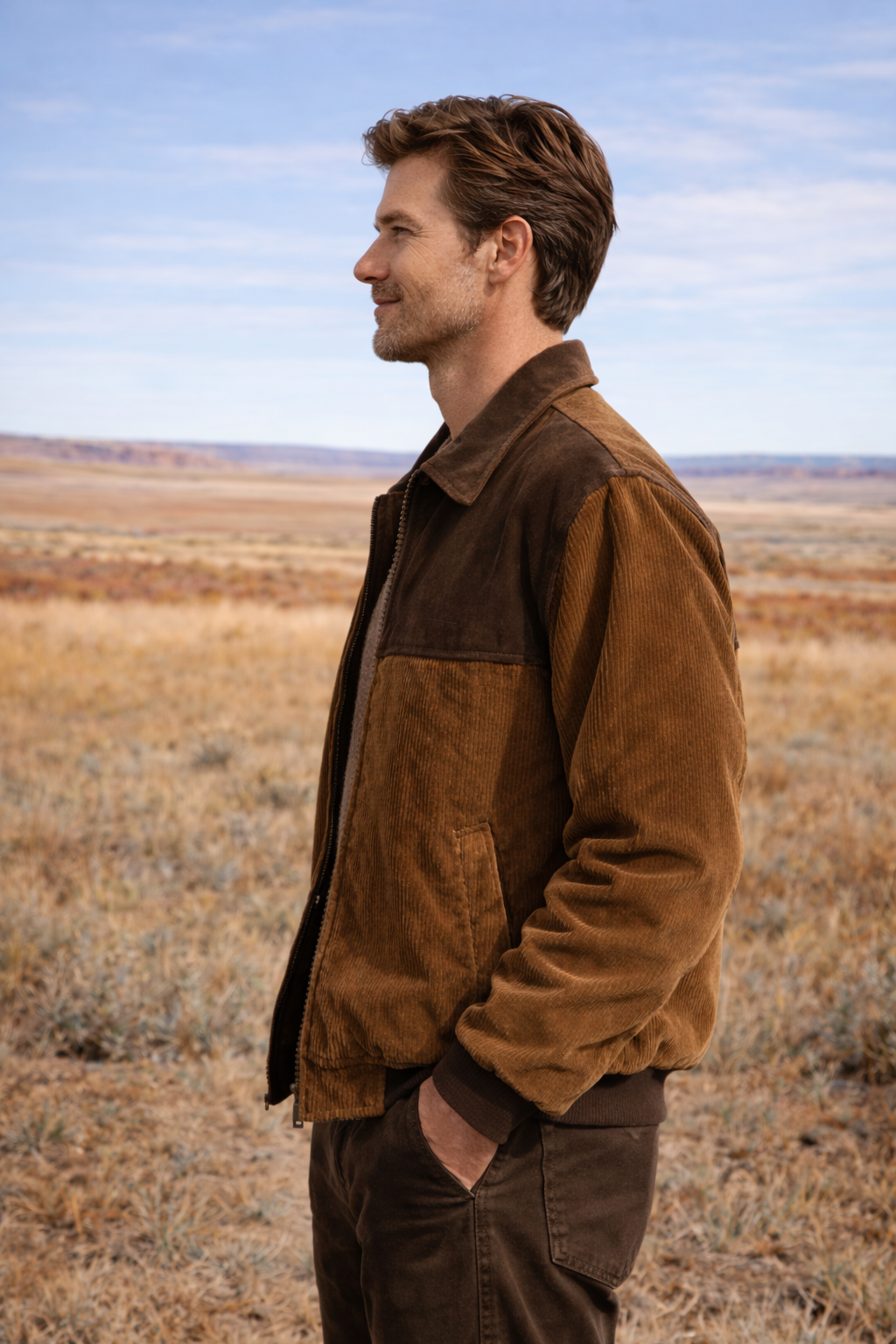 Jake | Vintage Cord Jacket and Suede Jacket