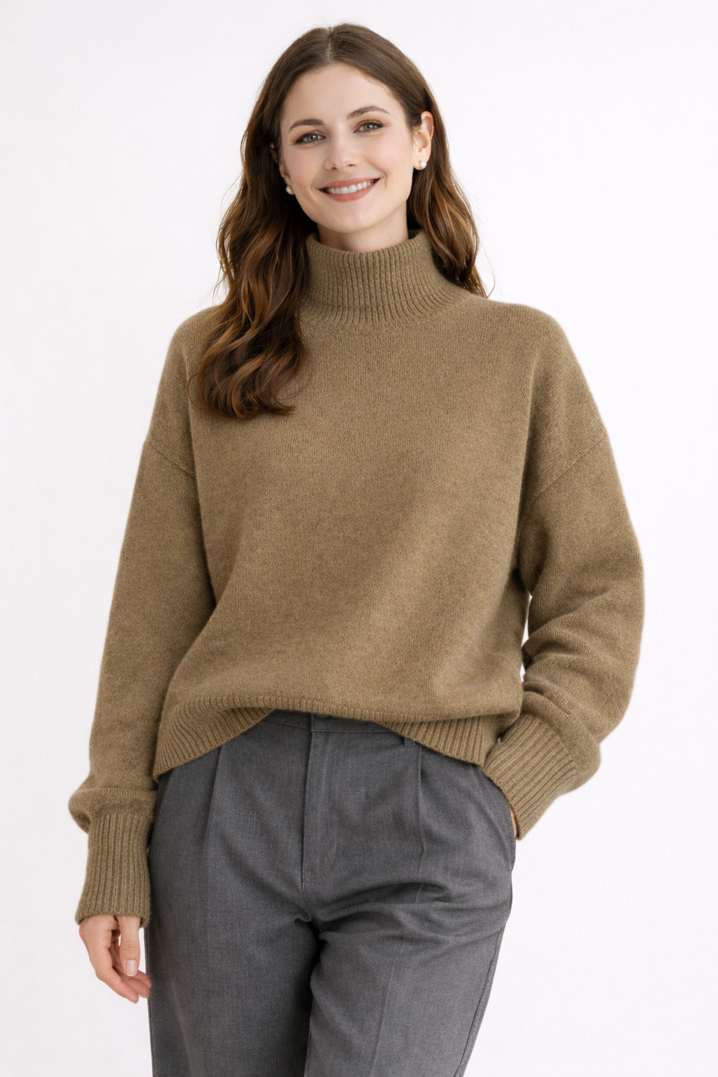 Isabella - Cashmere Turtleneck Sweater