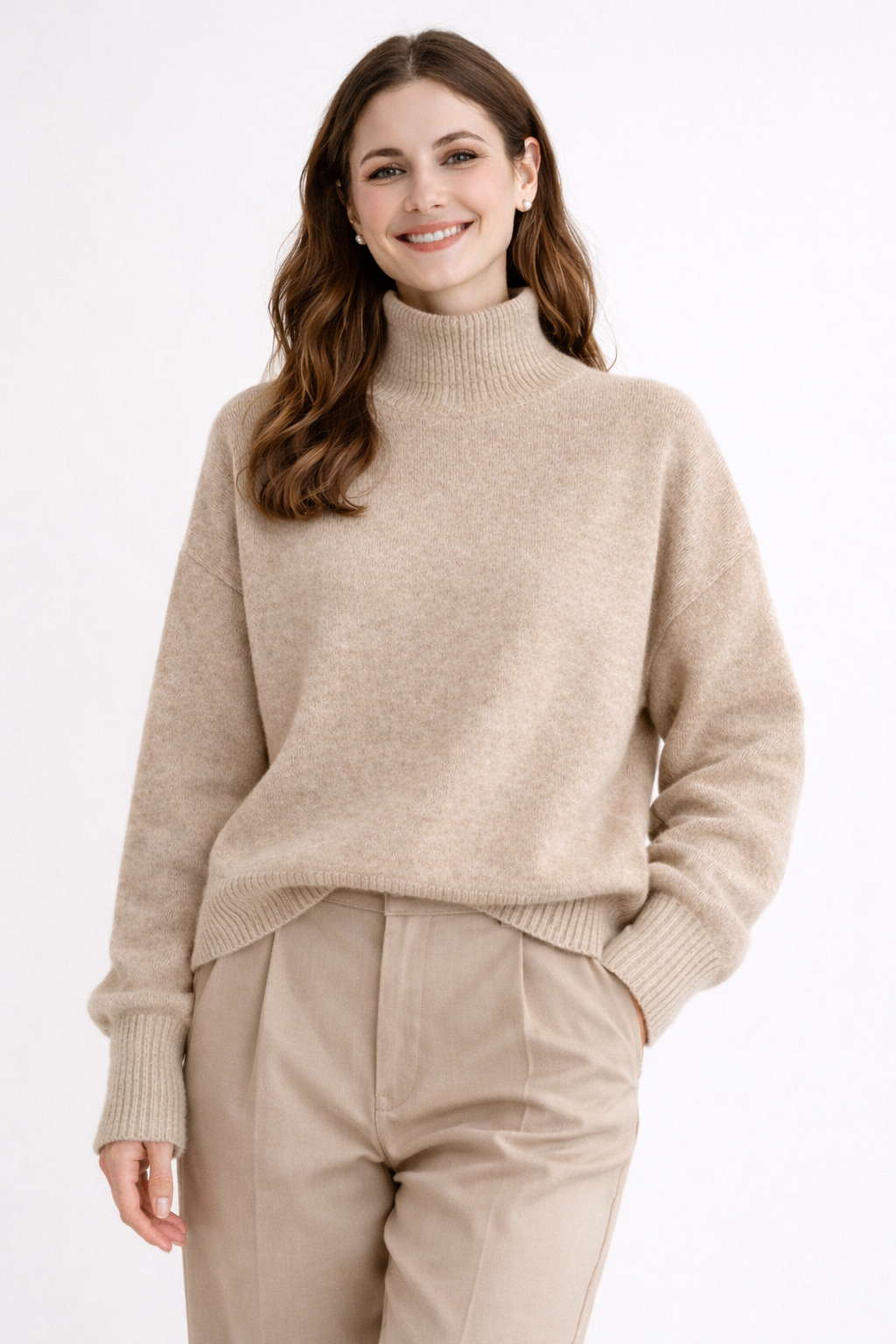 Isabella - Cashmere Turtleneck Sweater