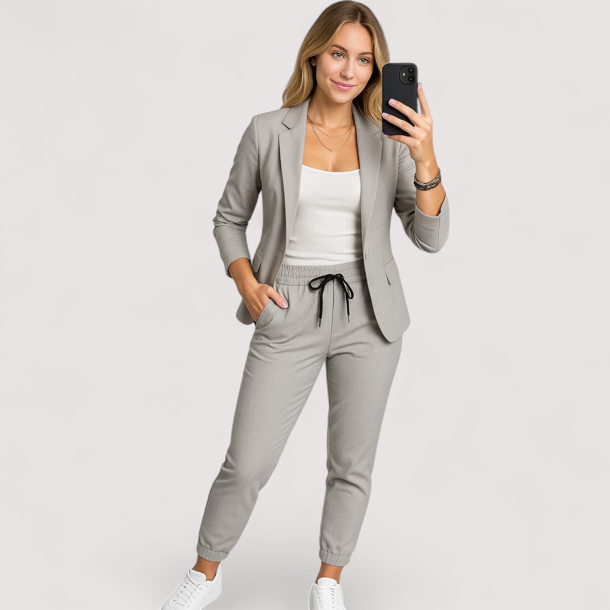 Women's Two-Piece Set – Casual, Comfortable & Modern