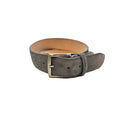 Light Gray Suede Belt