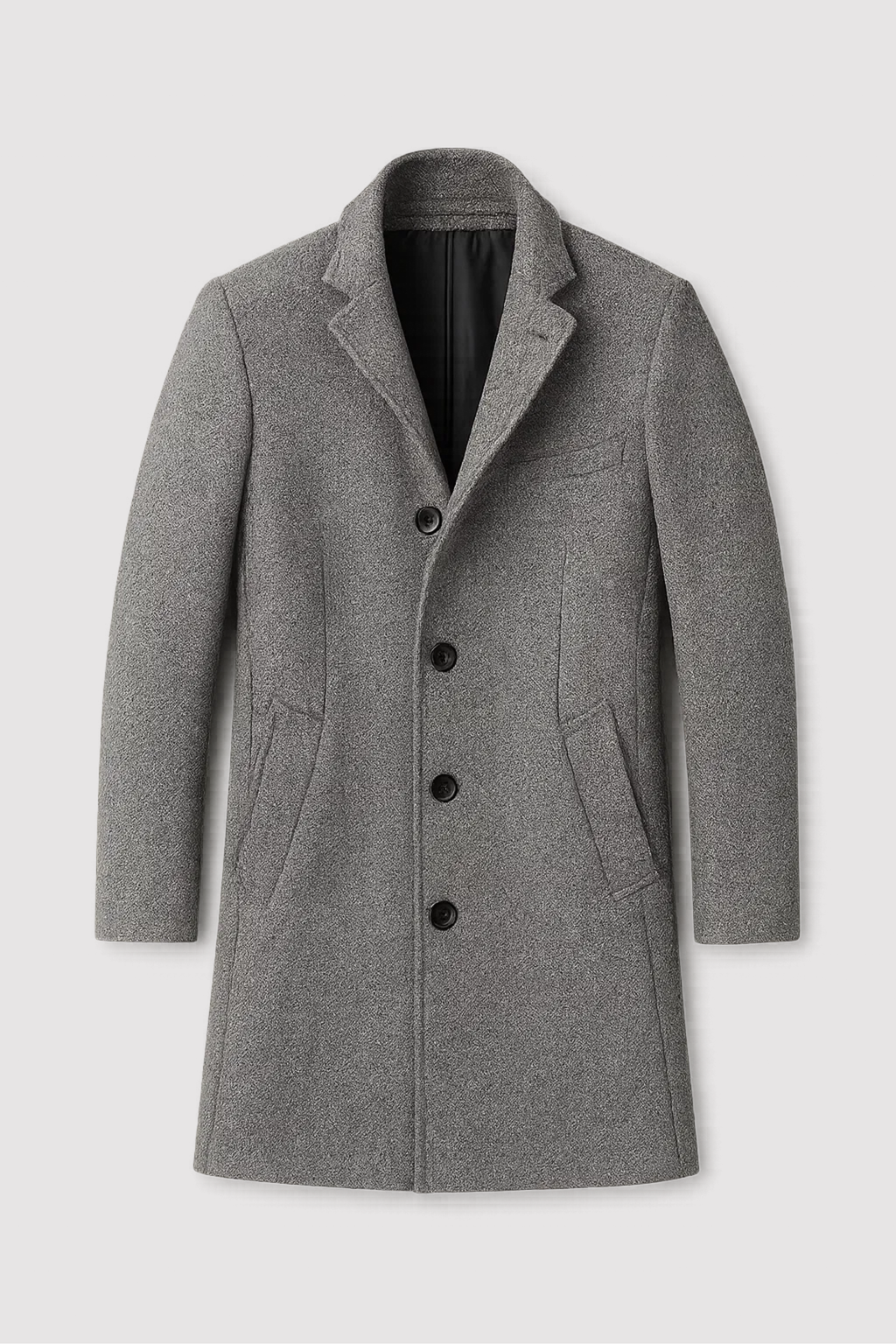 Franck | Long-Sleeve Jacket with Buttons and Tartan Pattern