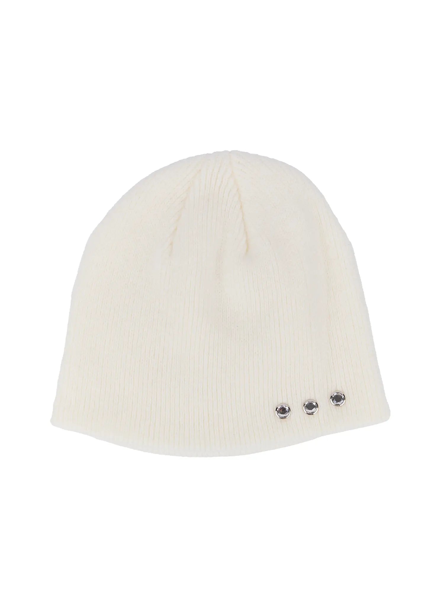 Men's Knit Beanie with Studs IL515