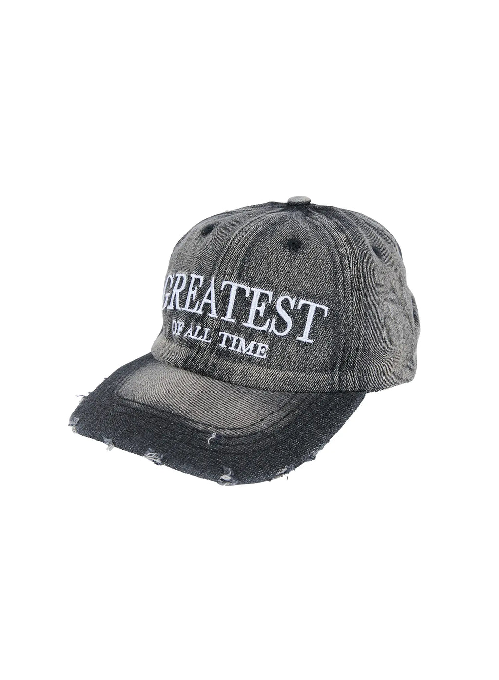 Men's Distressed Denim Baseball Cap IL529