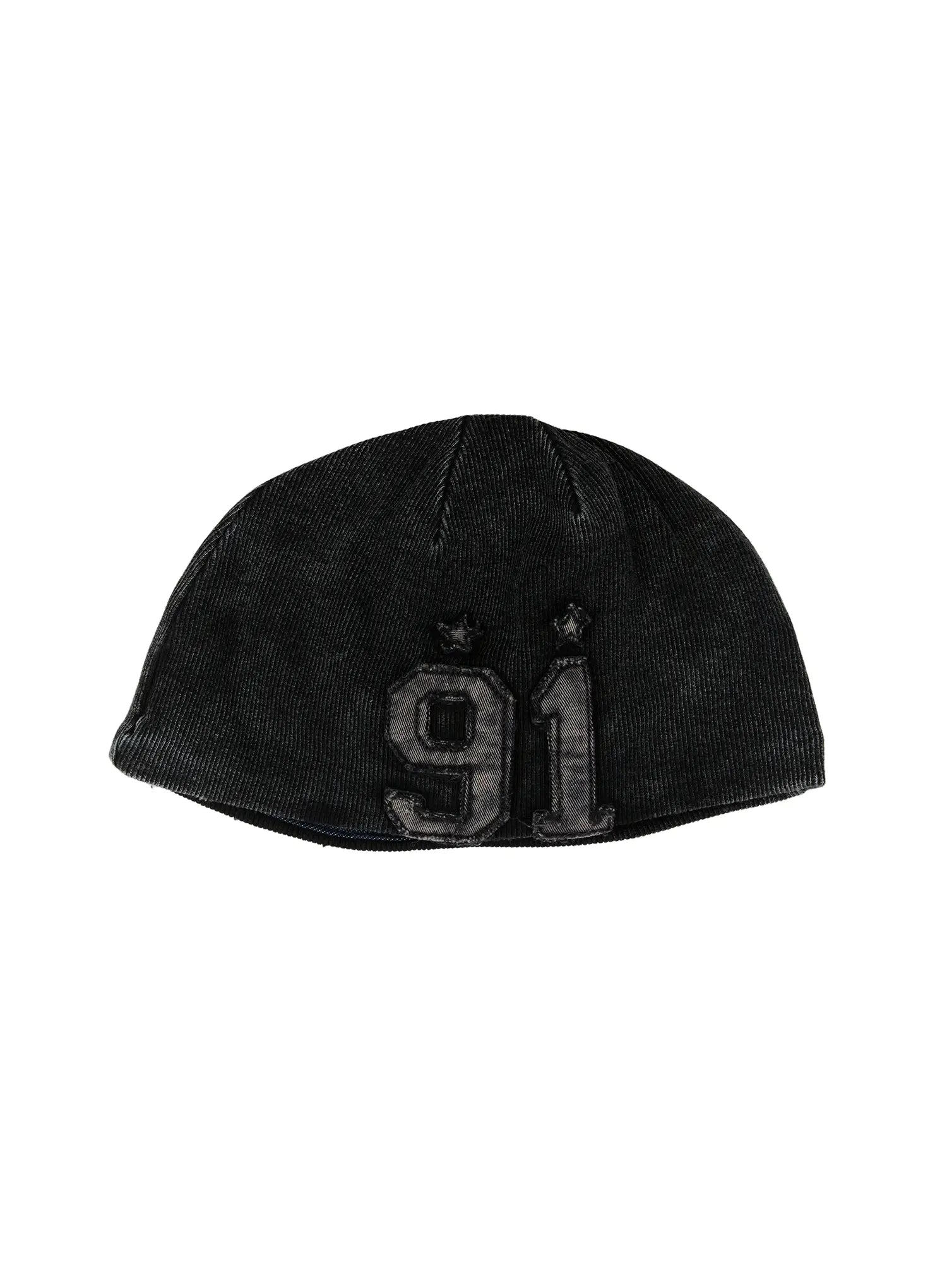 Men's Washed Denim Ribbed Beanie ID511