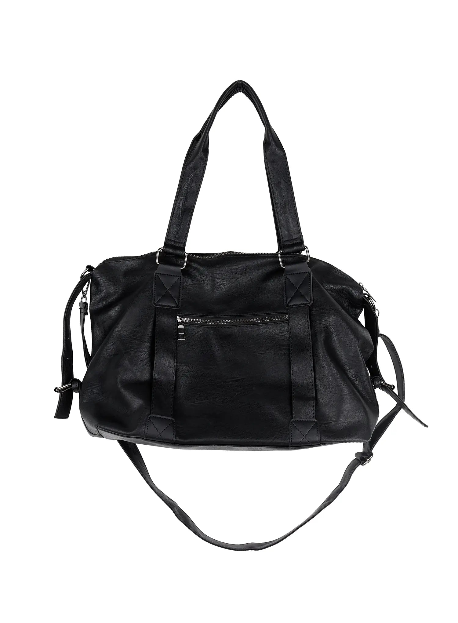 Faux Leather Tote Bag IO506
