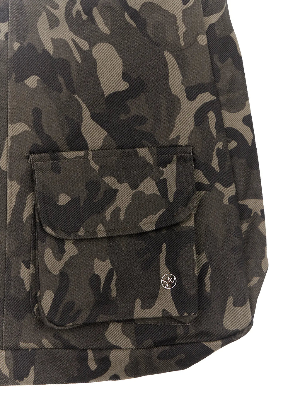 Camo Shoulder Bag with Utility Pockets IO 528