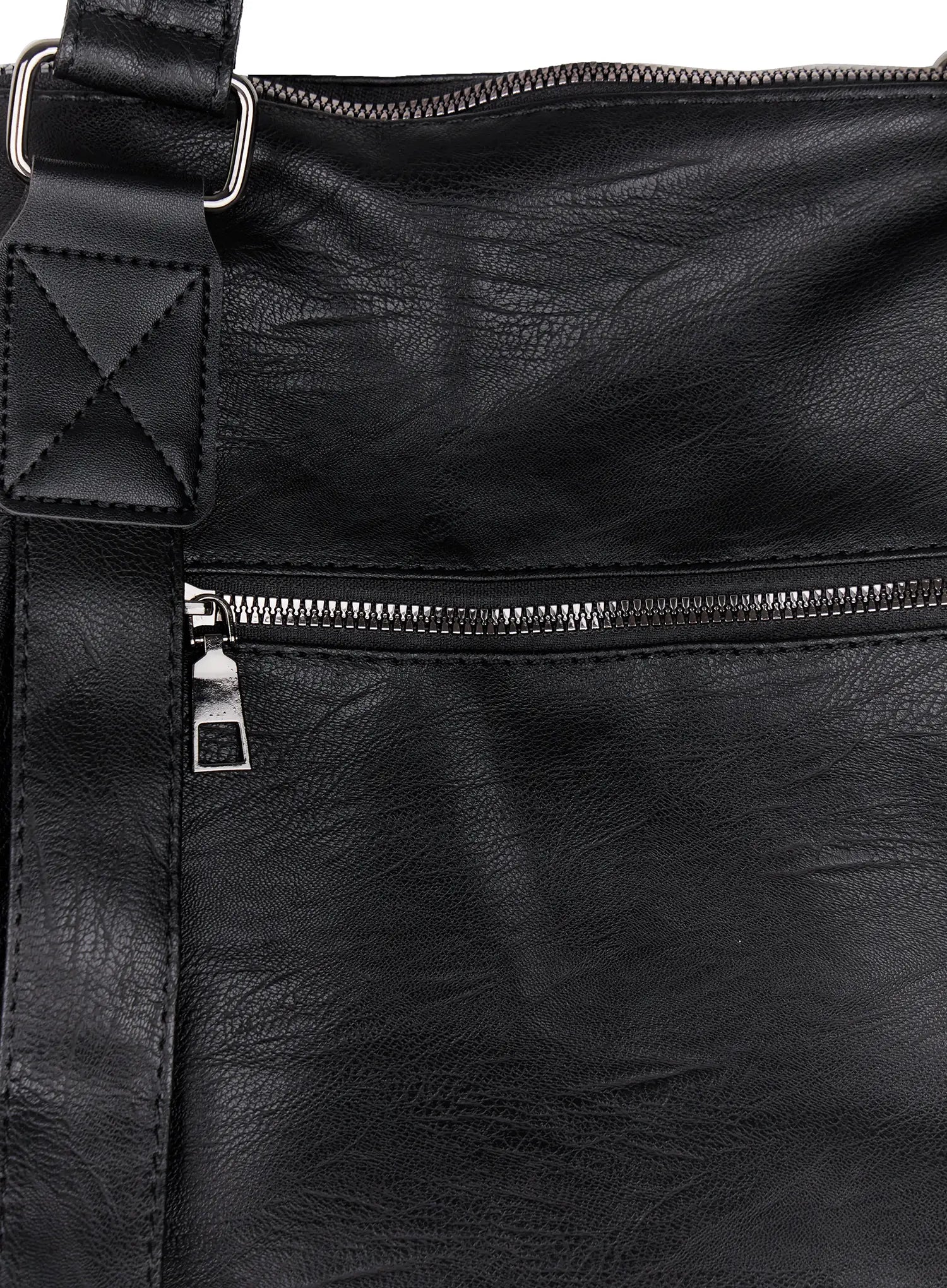 Faux Leather Tote Bag IO506