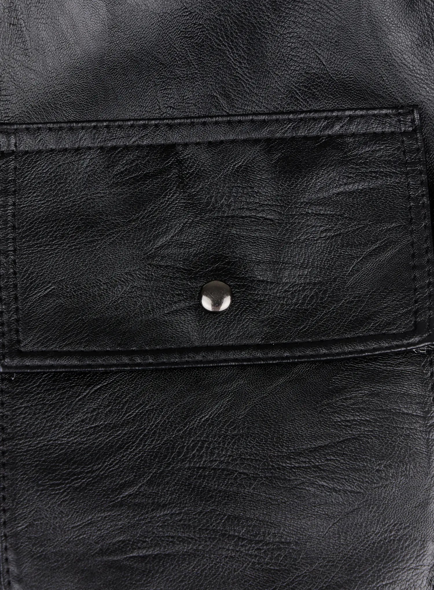 Versatile Shoulder Bag Made of Synthetic Leather IO502