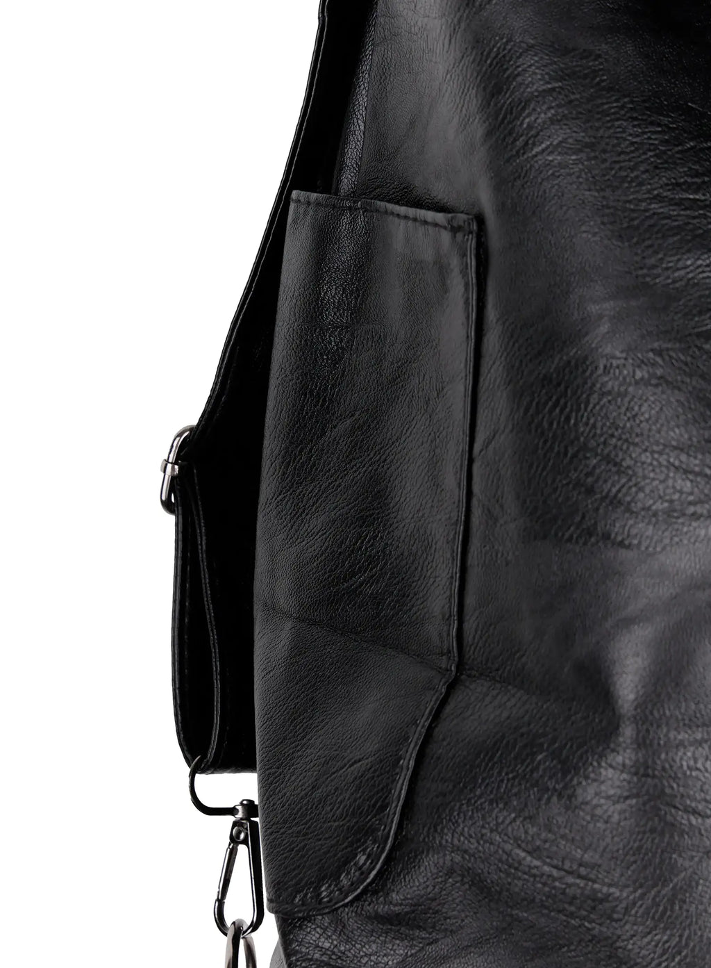 Versatile Shoulder Bag Made of Synthetic Leather IO502