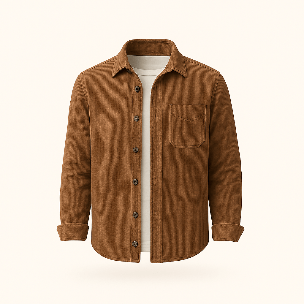 Hamdun – Corduroy Shirt with Buttons