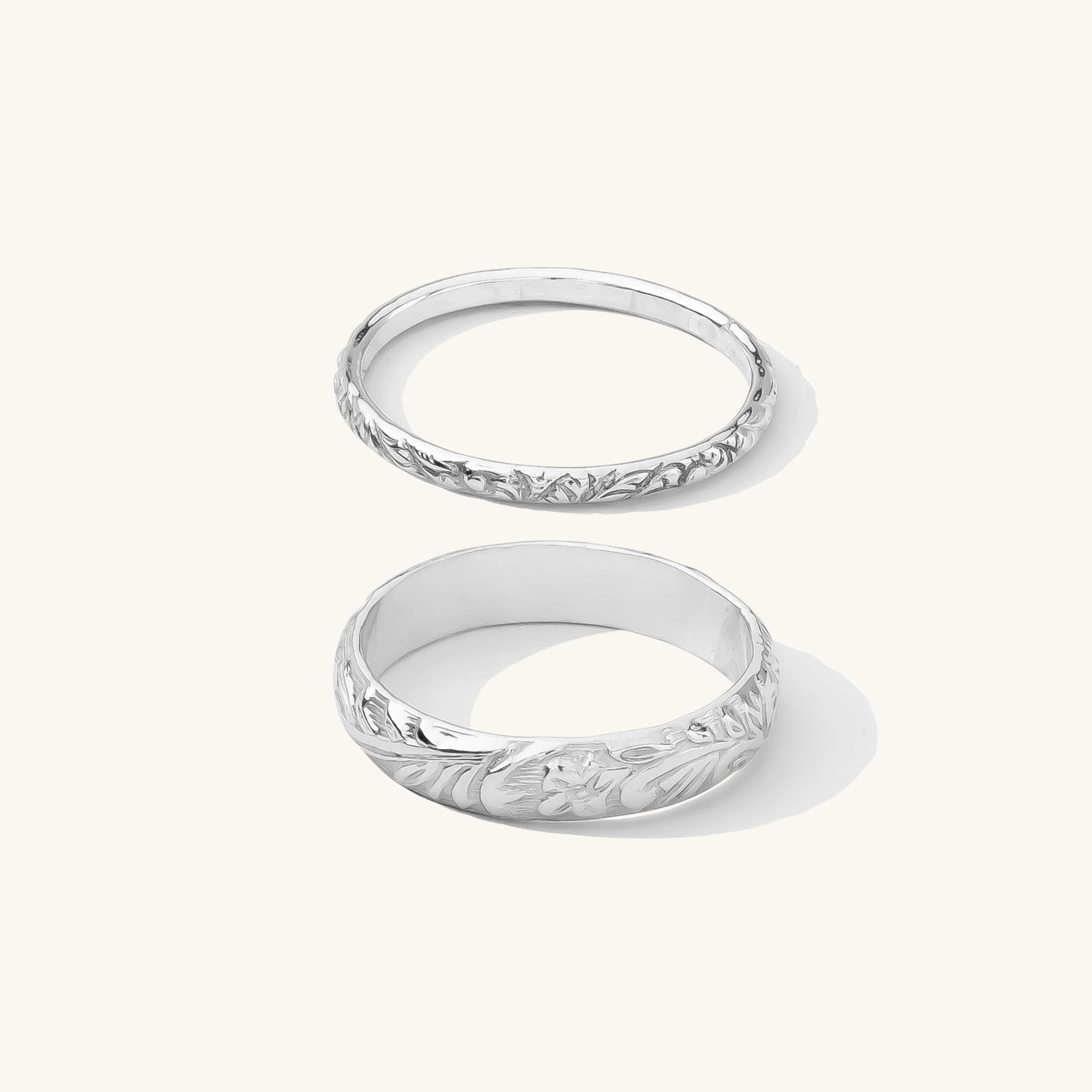 Flower Ring Set