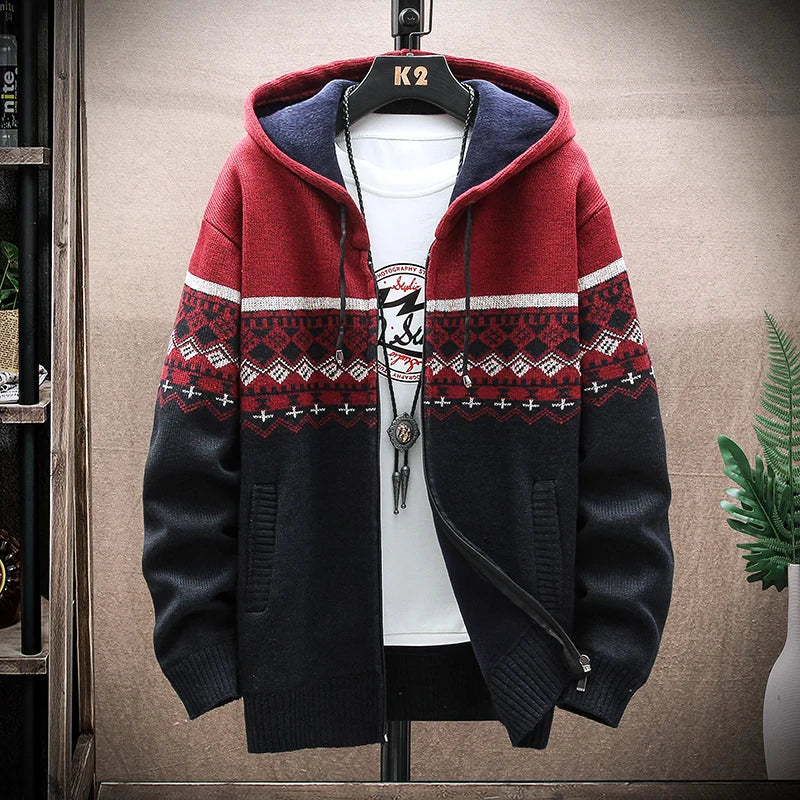 Maxx | Winter Checked Hoodie Pullover