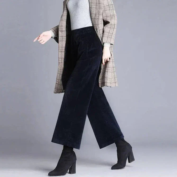 Velvet Bell Bottoms – Women's Chic Style