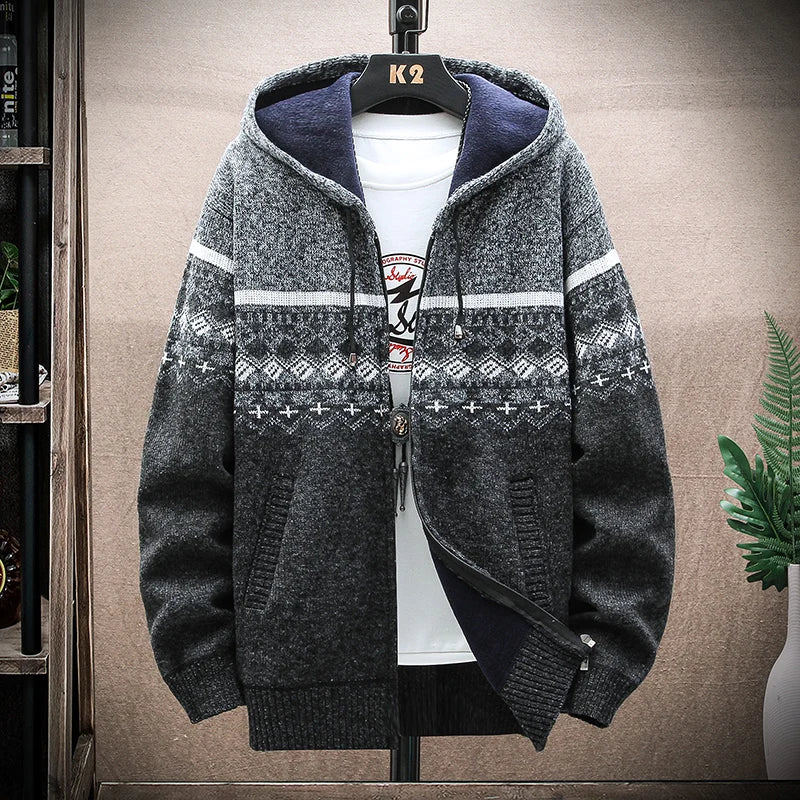 Maxx | Winter Checked Hoodie Pullover