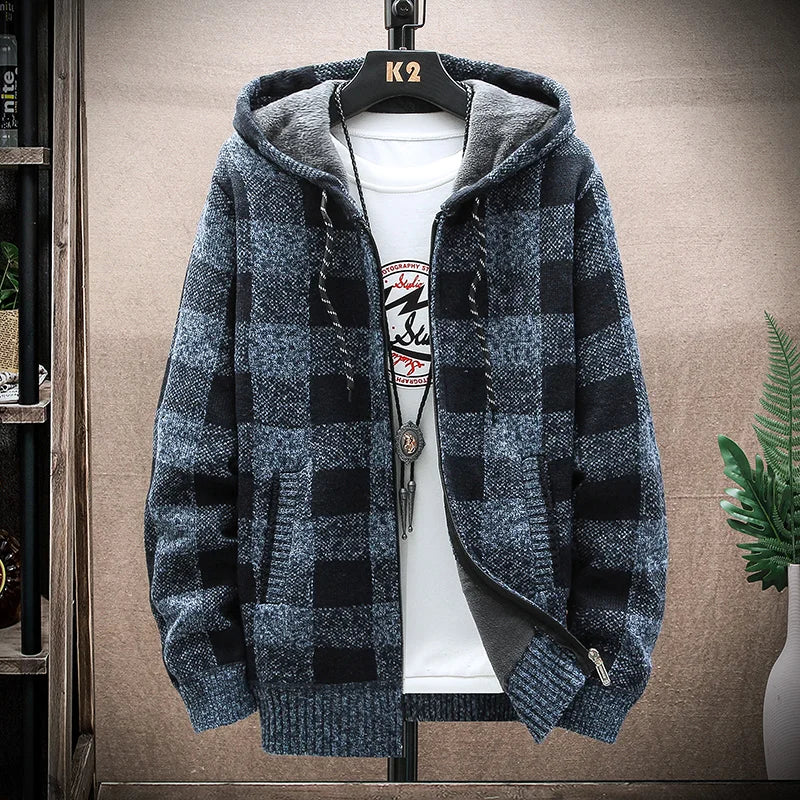Maxx | Winter Checked Hoodie Pullover