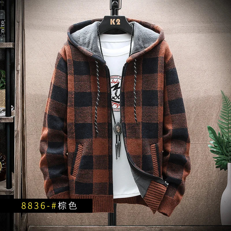 Maxx | Winter Checked Hoodie Pullover