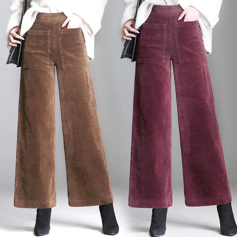 Velvet Bell Bottoms – Women's Chic Style