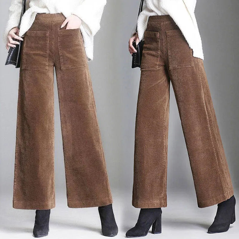 Velvet Bell Bottoms – Women's Chic Style