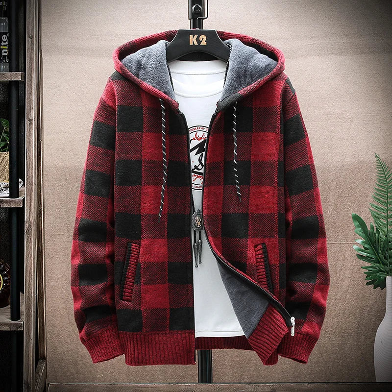 Maxx | Winter Checked Hoodie Pullover