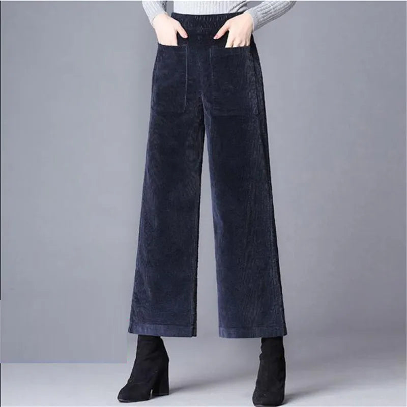 Velvet Bell Bottoms – Women's Chic Style