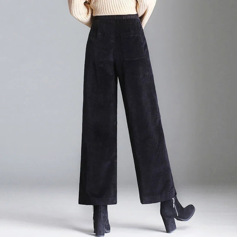 Velvet Bell Bottoms – Women's Chic Style