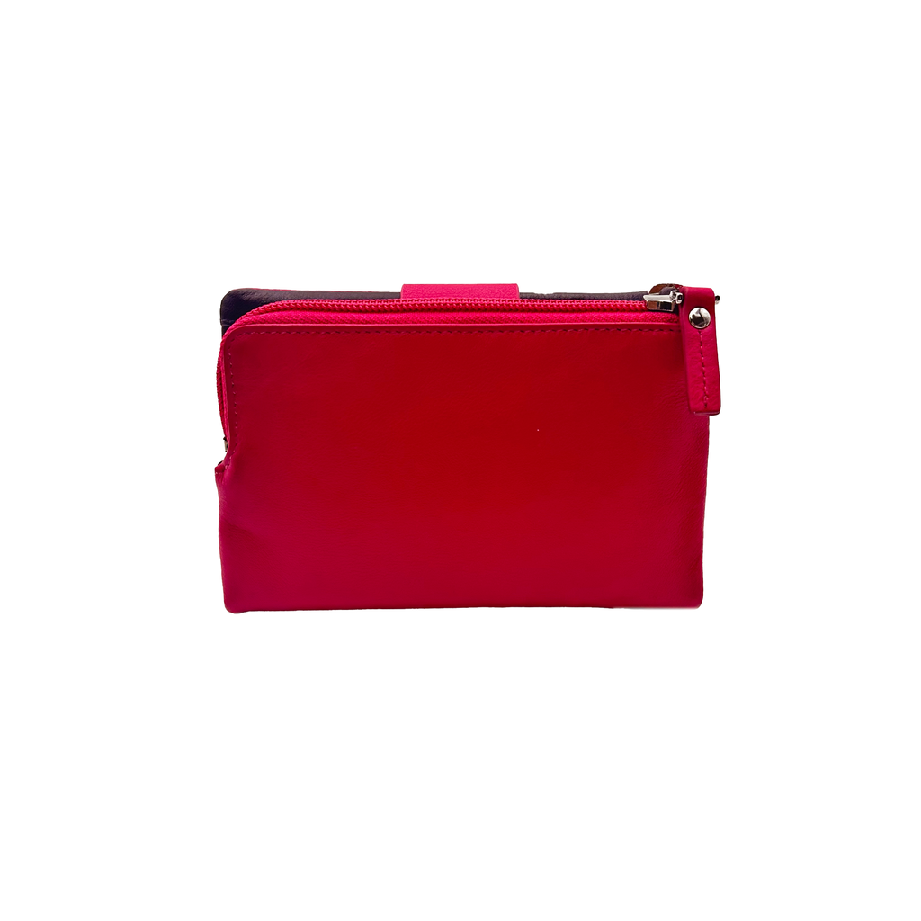 6046 Women's Wallet Red/Blue