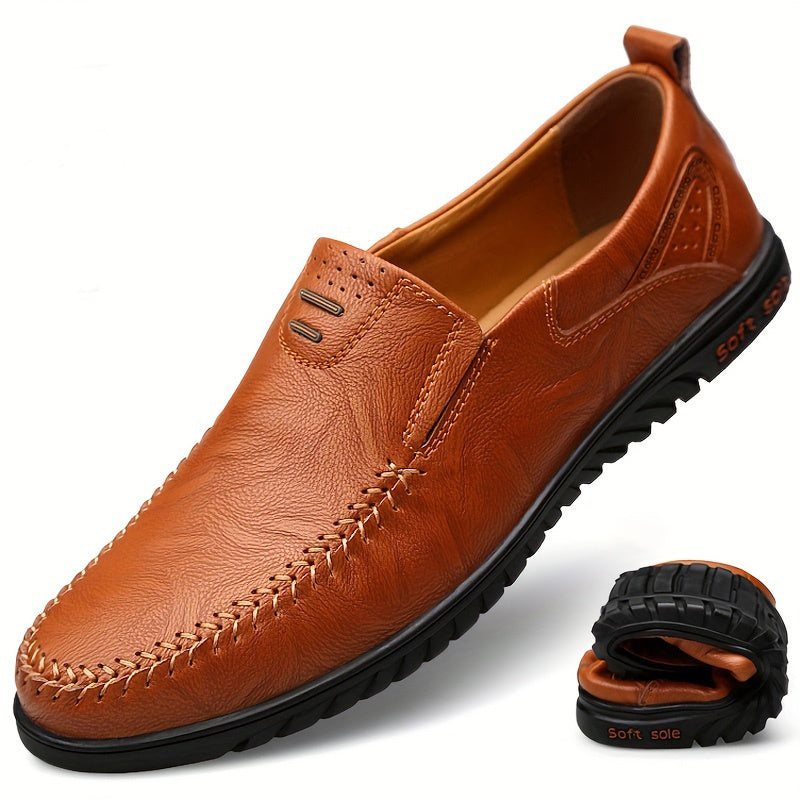 Elegant Leather Slippers