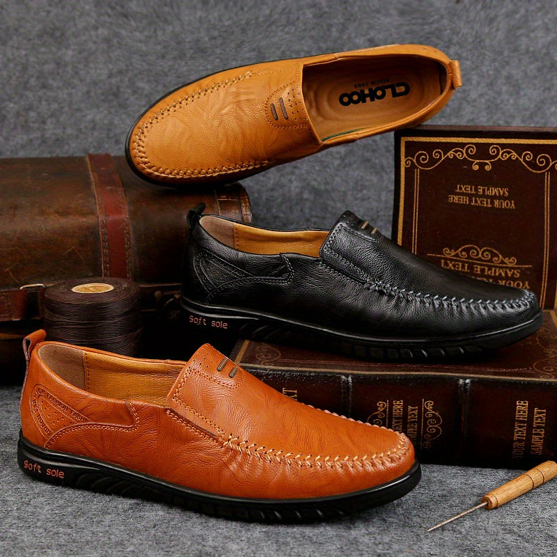 Elegant Leather Slippers