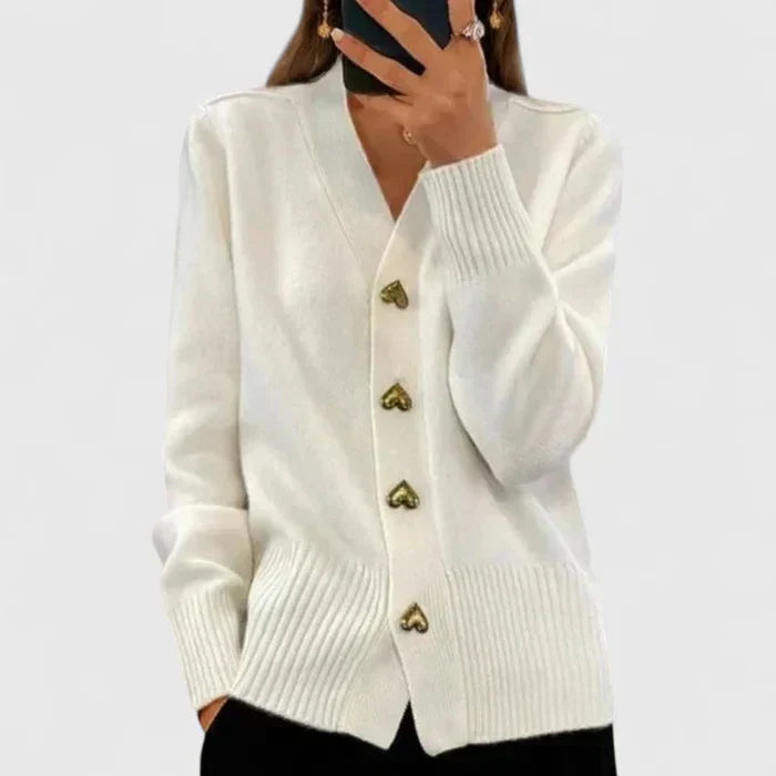 Lyddia™ Cardigan with Heart Buttons