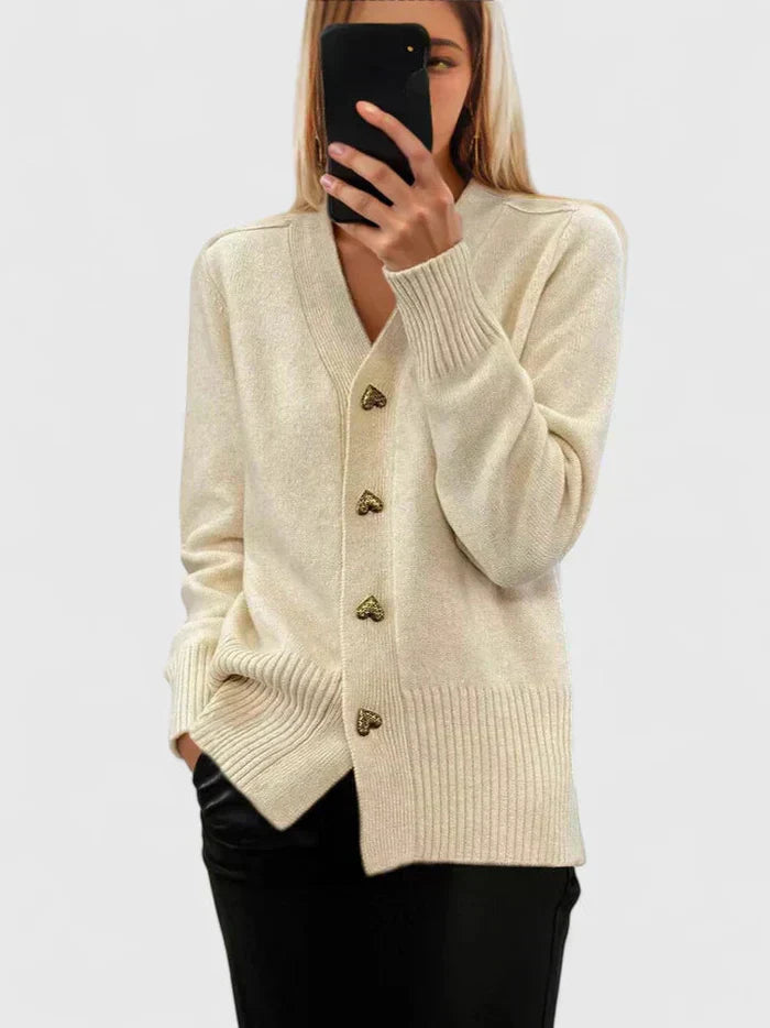 Lyddia™ Cardigan with Heart Buttons