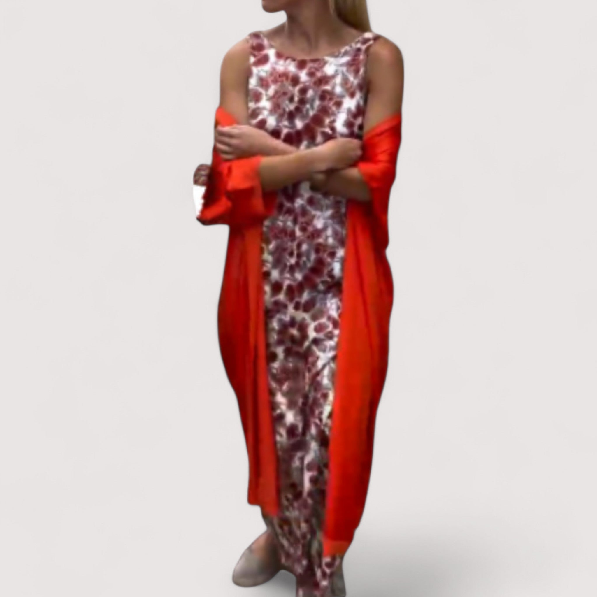 Women’s Dress Set – With Vest, Elegant & Modern