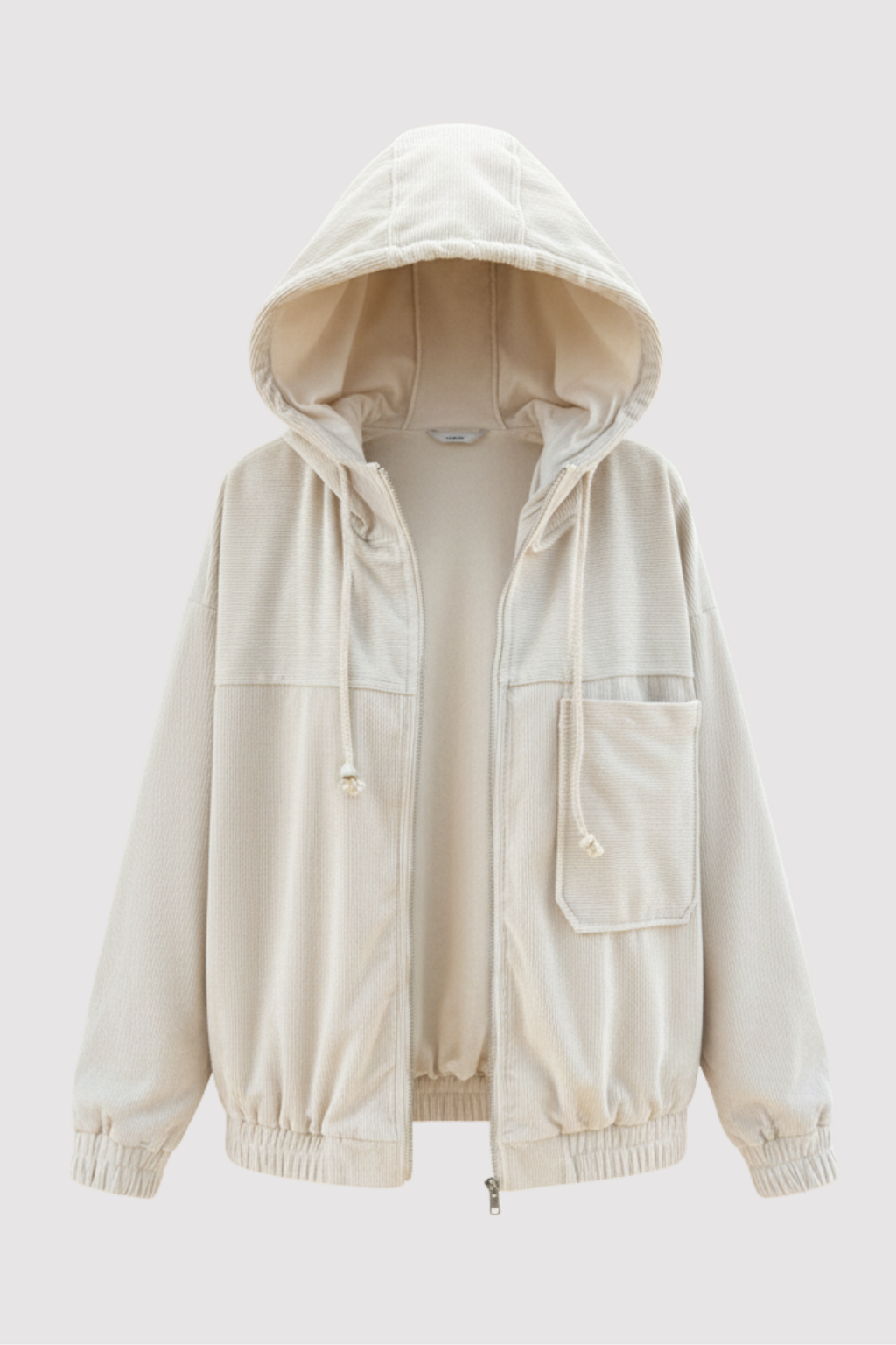 Marta Women's Corduroy Hooded Jacket – Casual, Warm & Comfortable