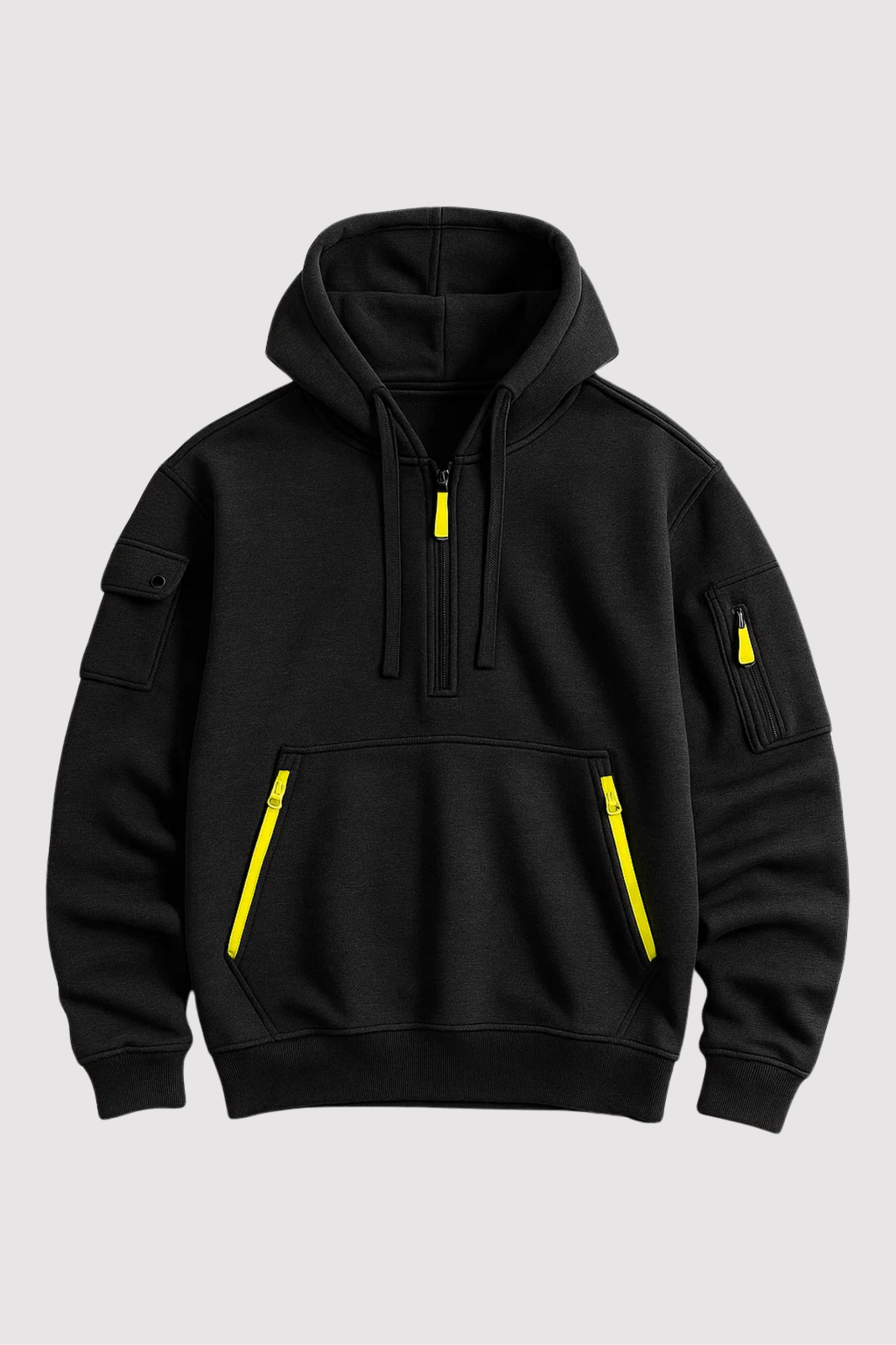 Ludomir – Long Sleeve Hoodie with Multiple Pockets