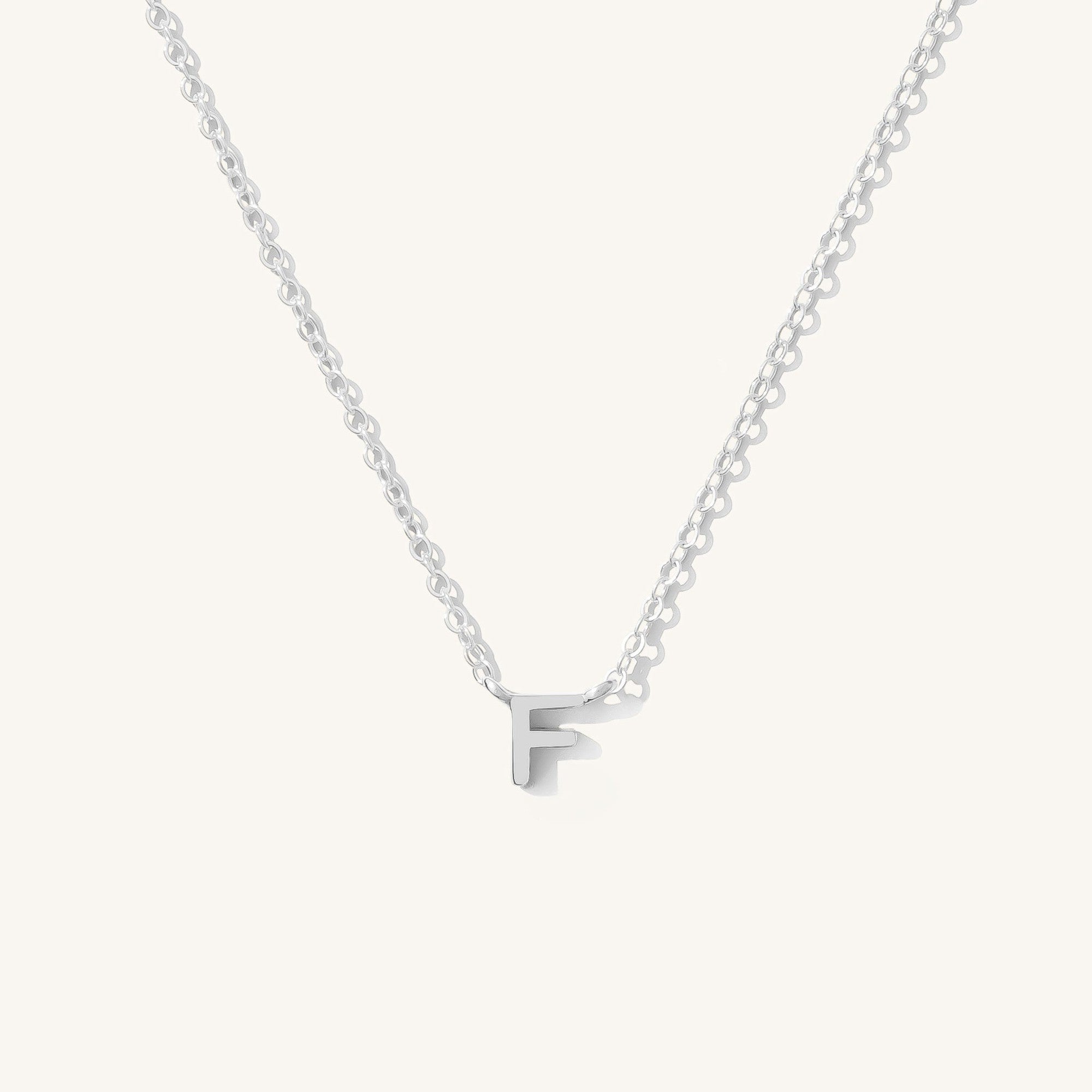 Small Initial Necklace