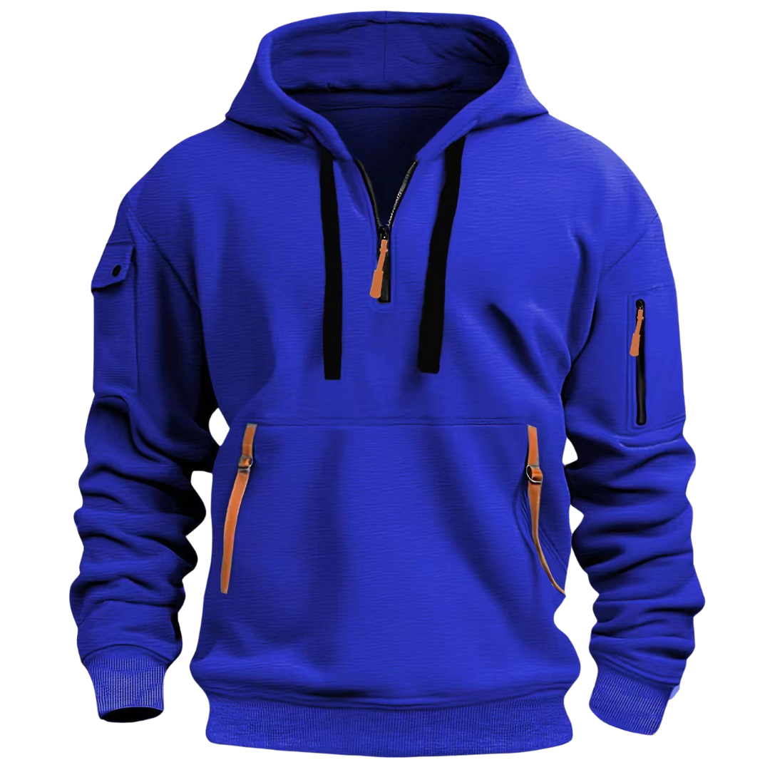 Ludomir – Long Sleeve Hoodie with Multiple Pockets