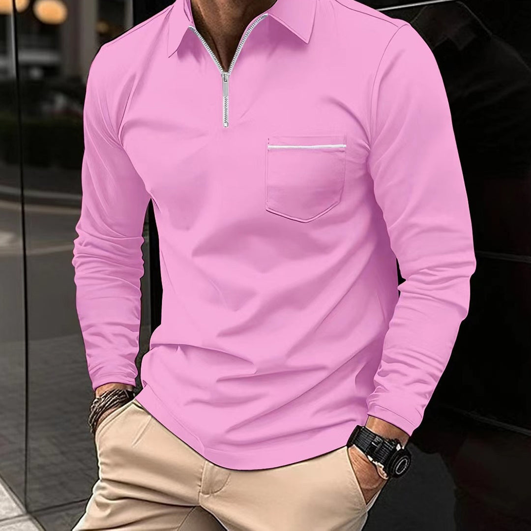 Formgefühl Men's Long Sleeve Polo Shirt